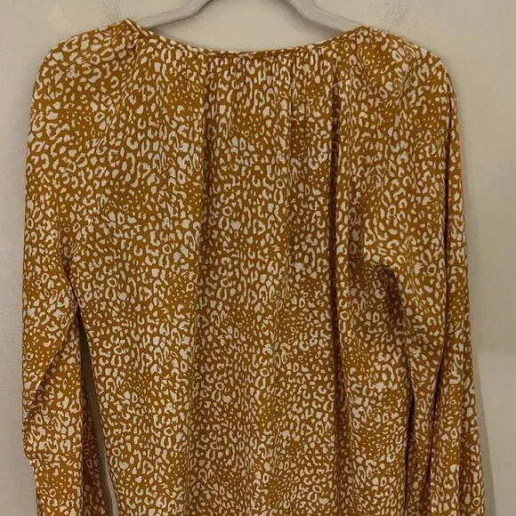 Savanna Jane giraffe print embroidered 100% Rayon blouse size M - Picture 5 of 6